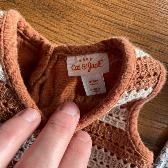 Adorable Baby Romper Set Baby Girl Summer Clothes Bundle Cat & Jack RuffleButts - Picture 11 of 12